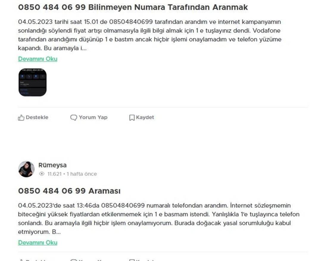 Bu numaralara dikkat: Dolandırılabilirsiniz! Spam yapan 0850 no'lu numaralar yayınlandı, hemen engelleyin 25